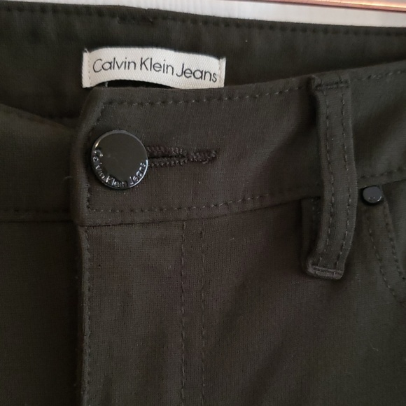 NWOT Calvin Klein stretch camo green pants - Picture 2 of 7